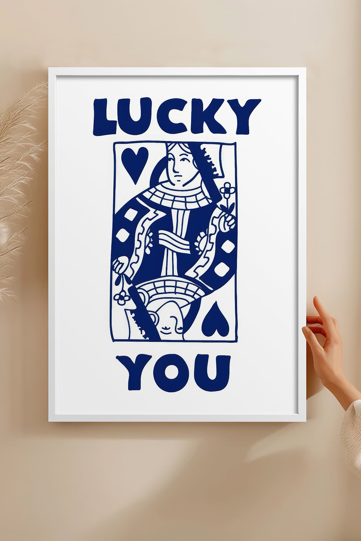 HOMEPACK Ahşap Çerçeveli Tablo Çerçeveli Poster Sanatsal Modern Duvar Dekoru TK-1001