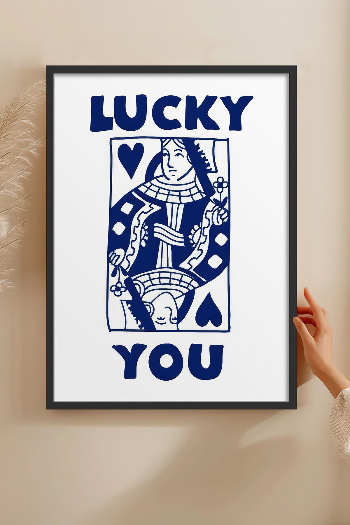 HOMEPACK Ahşap Çerçeveli Tablo Çerçeveli Poster Sanatsal Modern Duvar Dekoru TK-1001