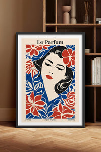 HOMEPACK Ahşap Çerçeveli Tablo Çerçeveli Poster Sanatsal Modern Duvar Dekoru TK-1002