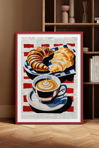 HOMEPACK Ahşap Çerçeveli Tablo Çerçeveli Poster Sanatsal Modern Duvar Dekoru TK-1004