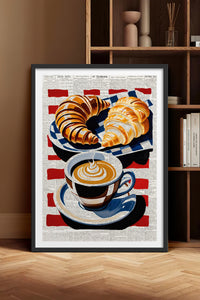 HOMEPACK Ahşap Çerçeveli Tablo Çerçeveli Poster Sanatsal Modern Duvar Dekoru TK-1004