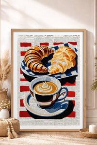 HOMEPACK Ahşap Çerçeveli Tablo Çerçeveli Poster Sanatsal Modern Duvar Dekoru TK-1004