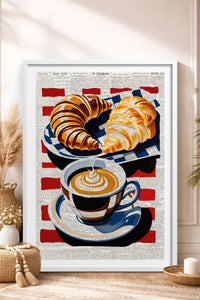 HOMEPACK Ahşap Çerçeveli Tablo Çerçeveli Poster Sanatsal Modern Duvar Dekoru TK-1004