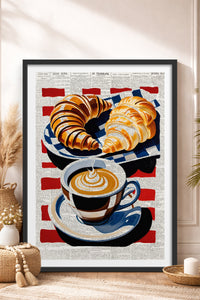 HOMEPACK Ahşap Çerçeveli Tablo Çerçeveli Poster Sanatsal Modern Duvar Dekoru TK-1004