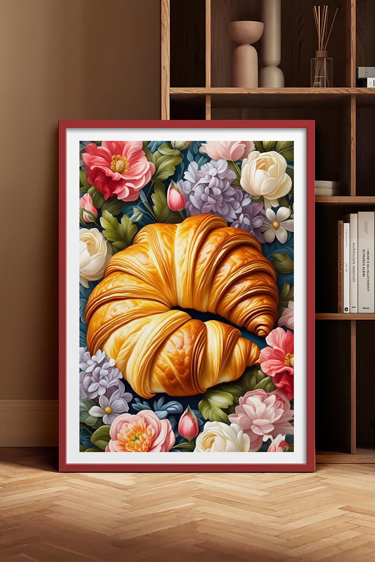 HOMEPACK Ahşap Çerçeveli Tablo Çerçeveli Poster Sanatsal Modern Duvar Dekoru TK-1005