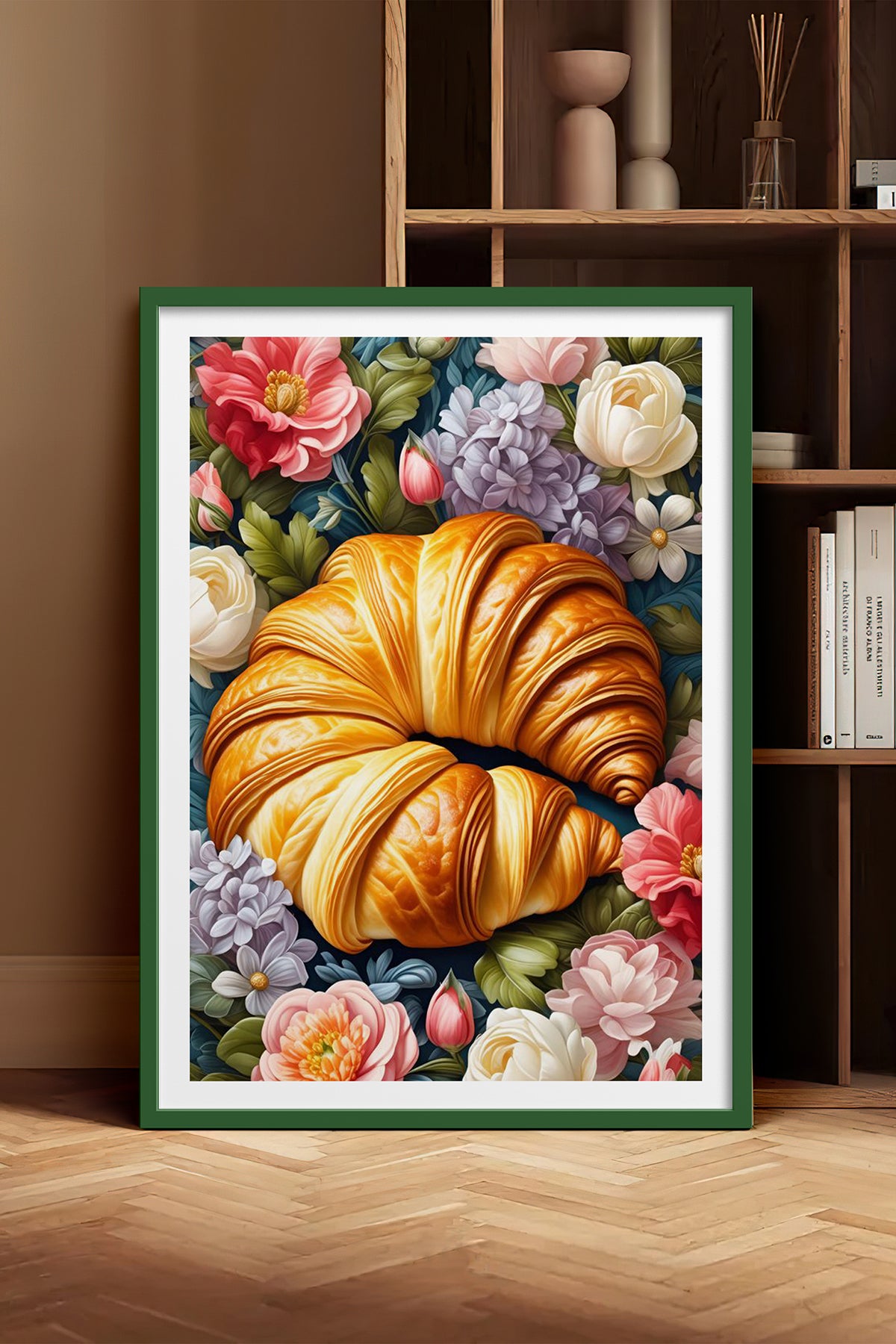 HOMEPACK Ahşap Çerçeveli Tablo Çerçeveli Poster Sanatsal Modern Duvar Dekoru TK-1005