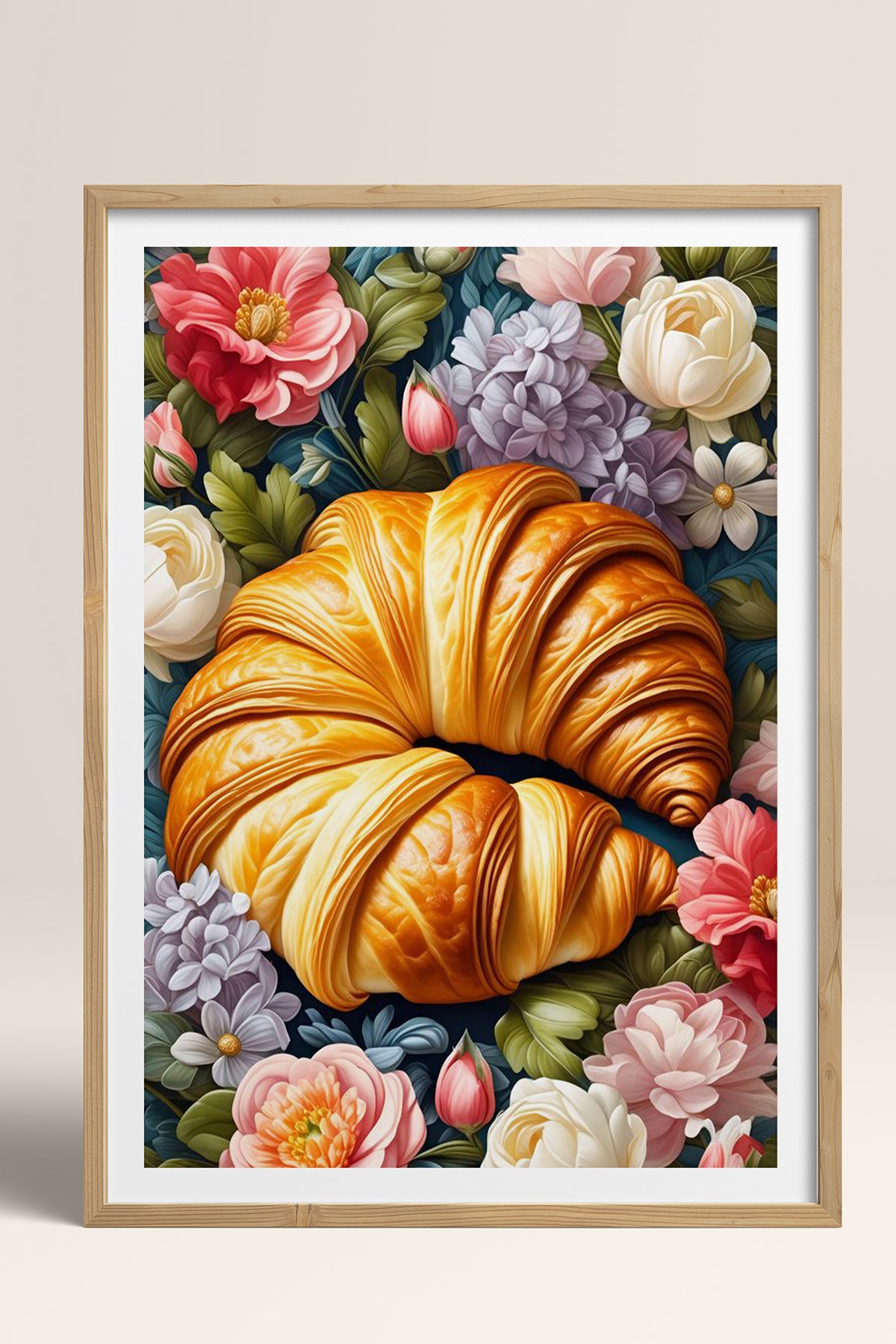 HOMEPACK Ahşap Çerçeveli Tablo Çerçeveli Poster Sanatsal Modern Duvar Dekoru TK-1005
