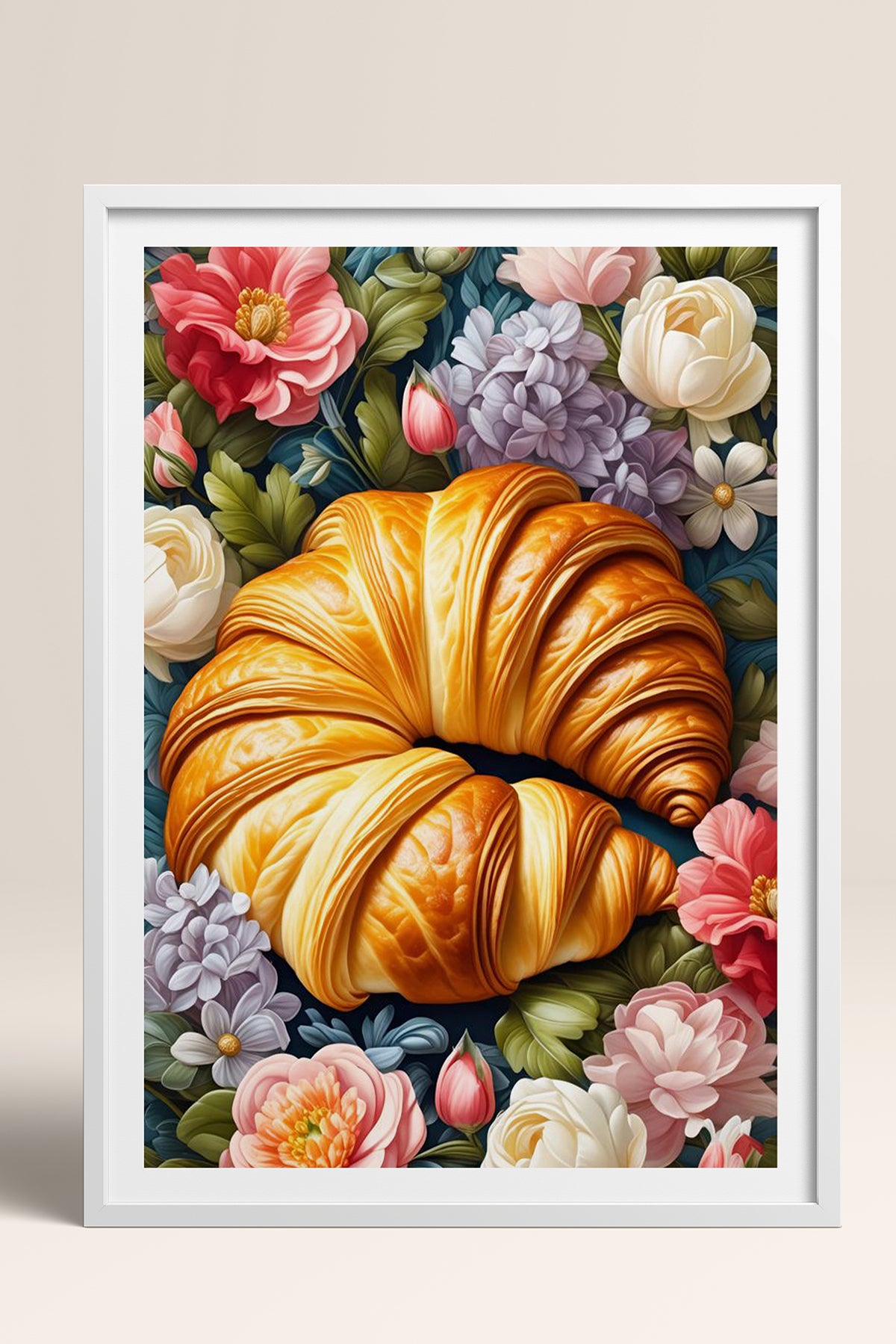 HOMEPACK Ahşap Çerçeveli Tablo Çerçeveli Poster Sanatsal Modern Duvar Dekoru TK-1005