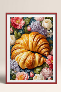 HOMEPACK Ahşap Çerçeveli Tablo Çerçeveli Poster Sanatsal Modern Duvar Dekoru TK-1005