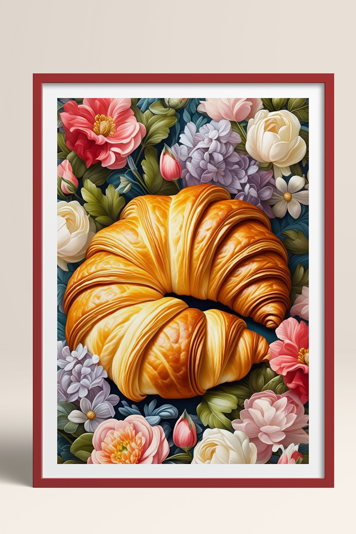 HOMEPACK Ahşap Çerçeveli Tablo Çerçeveli Poster Sanatsal Modern Duvar Dekoru TK-1005