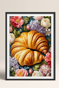 HOMEPACK Ahşap Çerçeveli Tablo Çerçeveli Poster Sanatsal Modern Duvar Dekoru TK-1005