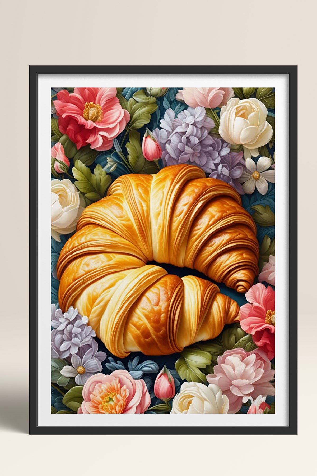 HOMEPACK Ahşap Çerçeveli Tablo Çerçeveli Poster Sanatsal Modern Duvar Dekoru TK-1005