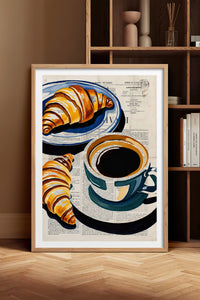 HOMEPACK Ahşap Çerçeveli Tablo Çerçeveli Poster Sanatsal Modern Duvar Dekoru TK-1006