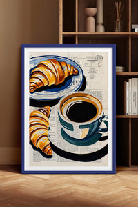 HOMEPACK Ahşap Çerçeveli Tablo Çerçeveli Poster Sanatsal Modern Duvar Dekoru TK-1006