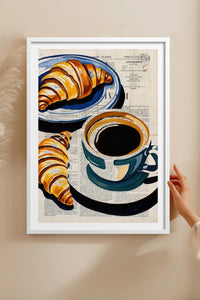HOMEPACK Ahşap Çerçeveli Tablo Çerçeveli Poster Sanatsal Modern Duvar Dekoru TK-1006
