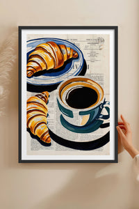 HOMEPACK Ahşap Çerçeveli Tablo Çerçeveli Poster Sanatsal Modern Duvar Dekoru TK-1006
