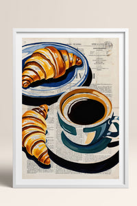 HOMEPACK Ahşap Çerçeveli Tablo Çerçeveli Poster Sanatsal Modern Duvar Dekoru TK-1006