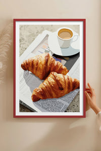 HOMEPACK Ahşap Çerçeveli Tablo Çerçeveli Poster Sanatsal Modern Duvar Dekoru TK-1007