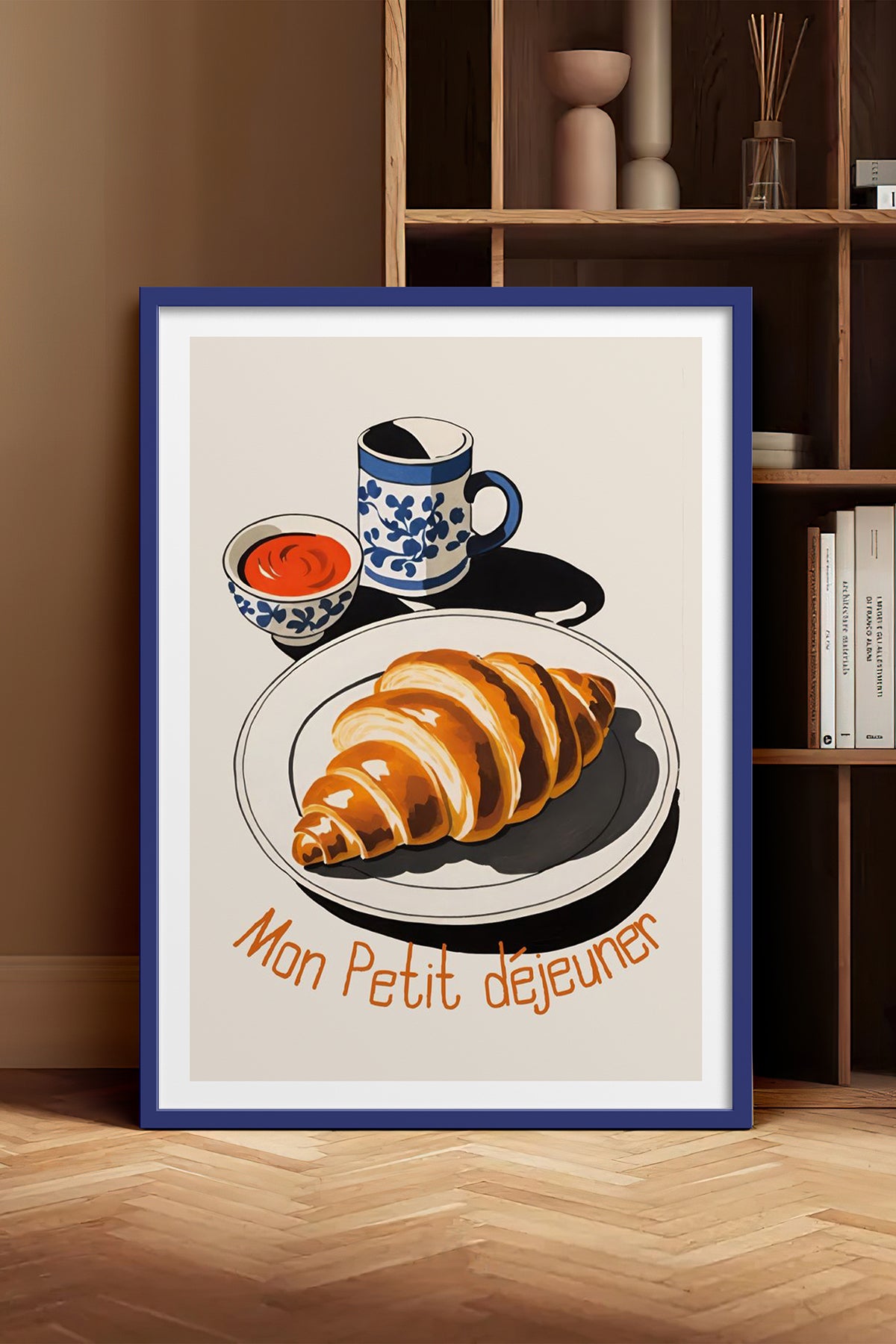 HOMEPACK Ahşap Çerçeveli Tablo Çerçeveli Poster Sanatsal Modern Duvar Dekoru TK-1008