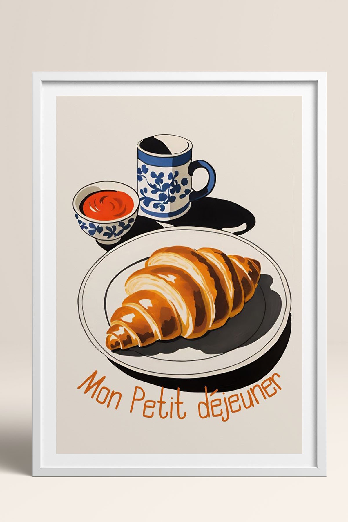 HOMEPACK Ahşap Çerçeveli Tablo Çerçeveli Poster Sanatsal Modern Duvar Dekoru TK-1008