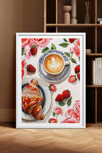 HOMEPACK Ahşap Çerçeveli Tablo Çerçeveli Poster Sanatsal Modern Duvar Dekoru TK-1009