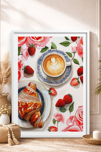 HOMEPACK Ahşap Çerçeveli Tablo Çerçeveli Poster Sanatsal Modern Duvar Dekoru TK-1009