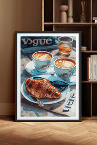 HOMEPACK Ahşap Çerçeveli Tablo Çerçeveli Poster Sanatsal Modern Duvar Dekoru TK-1010