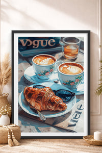 HOMEPACK Ahşap Çerçeveli Tablo Çerçeveli Poster Sanatsal Modern Duvar Dekoru TK-1010