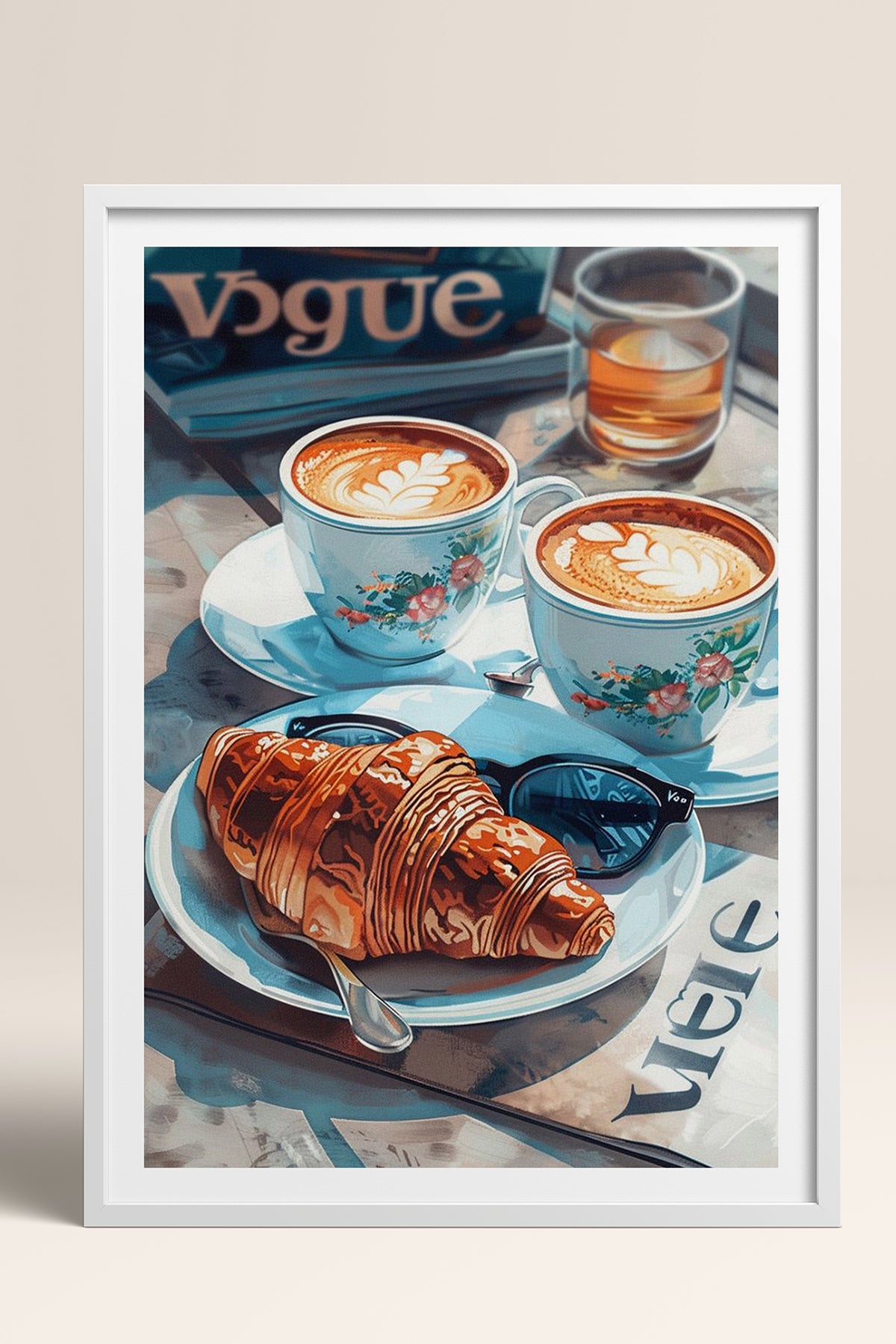 HOMEPACK Ahşap Çerçeveli Tablo Çerçeveli Poster Sanatsal Modern Duvar Dekoru TK-1010