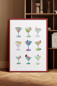 HOMEPACK Ahşap Çerçeveli Tablo Çerçeveli Poster Sanatsal Modern Duvar Dekoru TK-1015