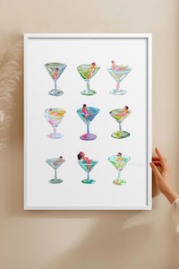 HOMEPACK Ahşap Çerçeveli Tablo Çerçeveli Poster Sanatsal Modern Duvar Dekoru TK-1015