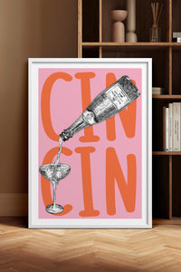 HOMEPACK Ahşap Çerçeveli Tablo Çerçeveli Poster Sanatsal Modern Duvar Dekoru TK-1016