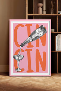 HOMEPACK Ahşap Çerçeveli Tablo Çerçeveli Poster Sanatsal Modern Duvar Dekoru TK-1016