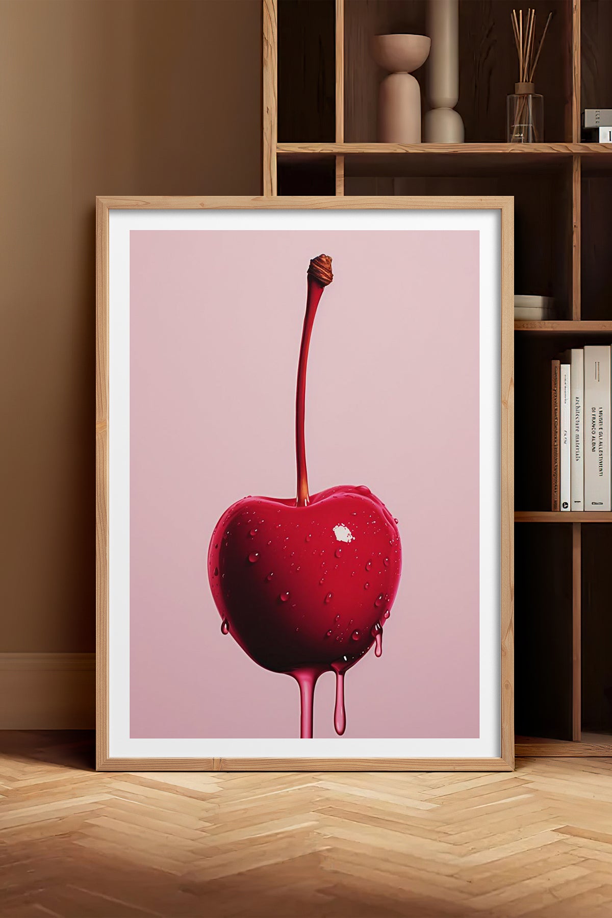 HOMEPACK Ahşap Çerçeveli Tablo Çerçeveli Poster Sanatsal Modern Duvar Dekoru TK-1020