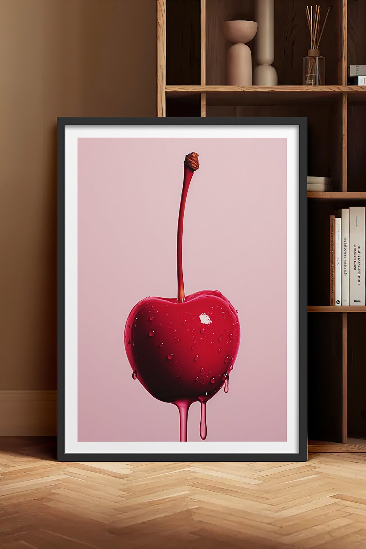 HOMEPACK Ahşap Çerçeveli Tablo Çerçeveli Poster Sanatsal Modern Duvar Dekoru TK-1020