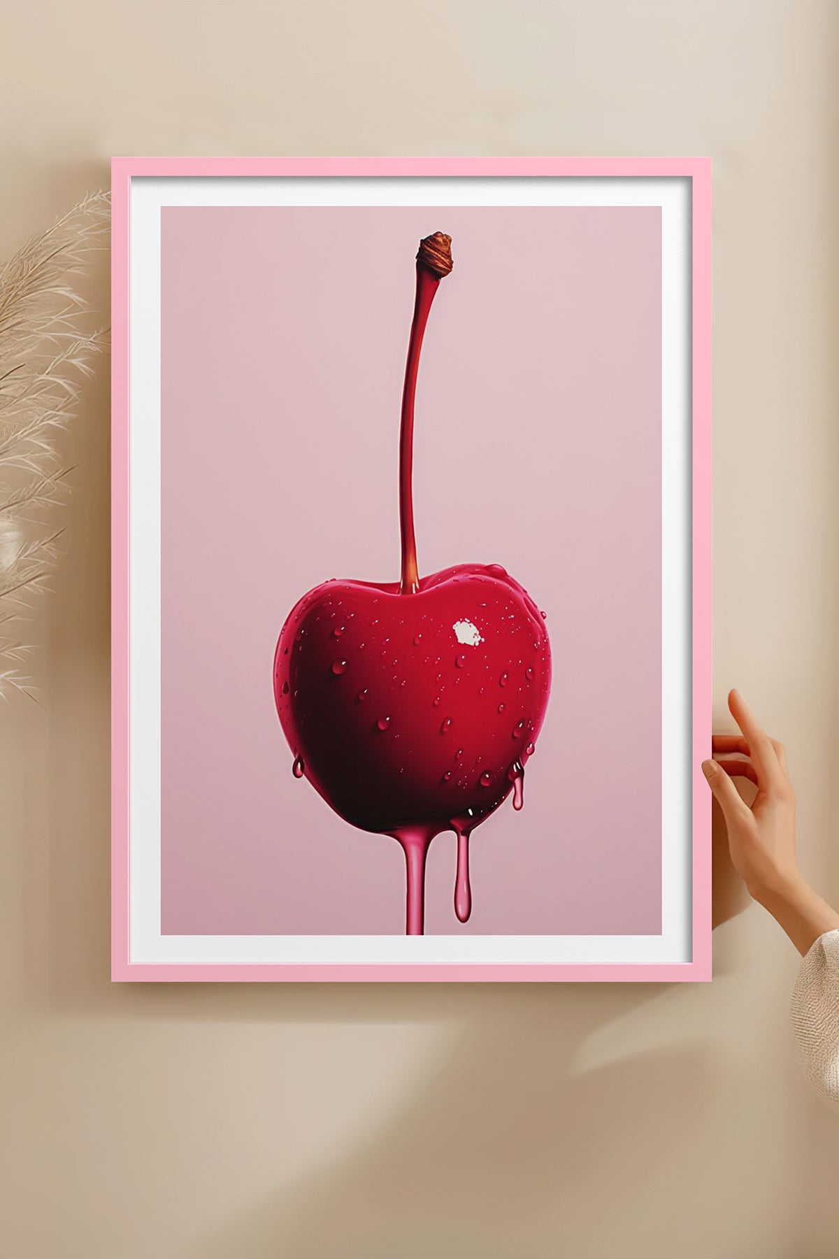 HOMEPACK Ahşap Çerçeveli Tablo Çerçeveli Poster Sanatsal Modern Duvar Dekoru TK-1020