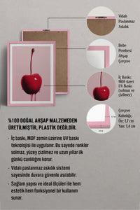 HOMEPACK Ahşap Çerçeveli Tablo Çerçeveli Poster Sanatsal Modern Duvar Dekoru TK-1020