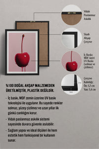 HOMEPACK Ahşap Çerçeveli Tablo Çerçeveli Poster Sanatsal Modern Duvar Dekoru TK-1020