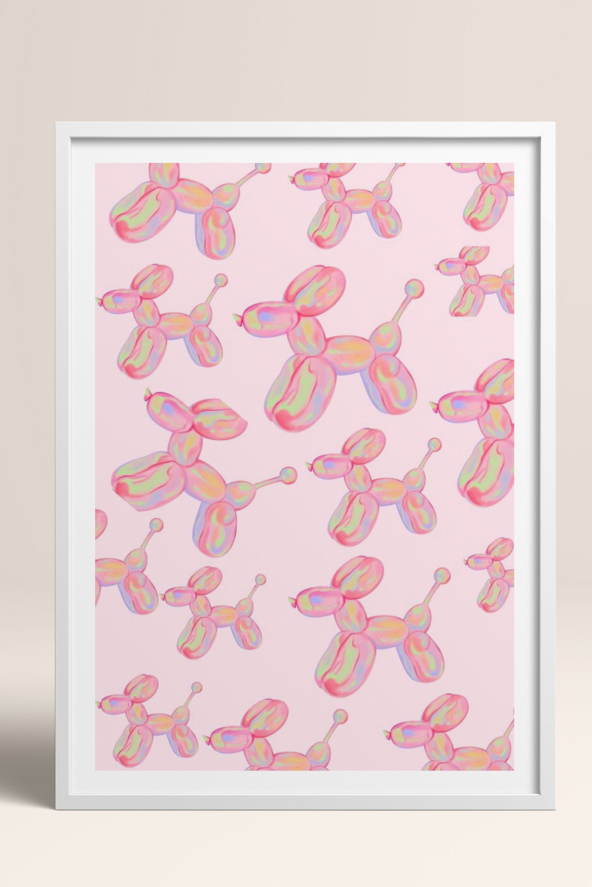 HOMEPACK Ahşap Çerçeveli Tablo Çerçeveli Poster Sanatsal Modern Duvar Dekoru TK-1022