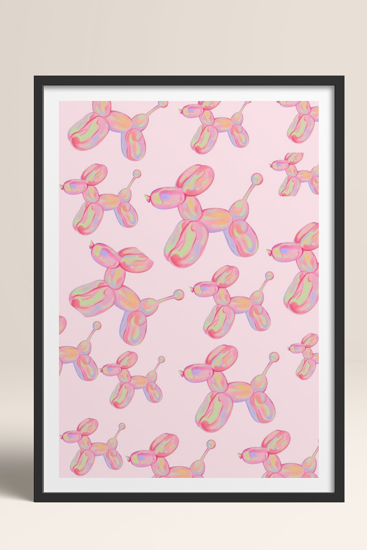 HOMEPACK Ahşap Çerçeveli Tablo Çerçeveli Poster Sanatsal Modern Duvar Dekoru TK-1022