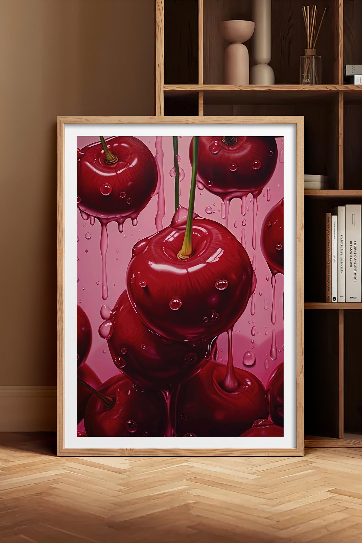 HOMEPACK Ahşap Çerçeveli Tablo Çerçeveli Poster Sanatsal Modern Duvar Dekoru TK-1024