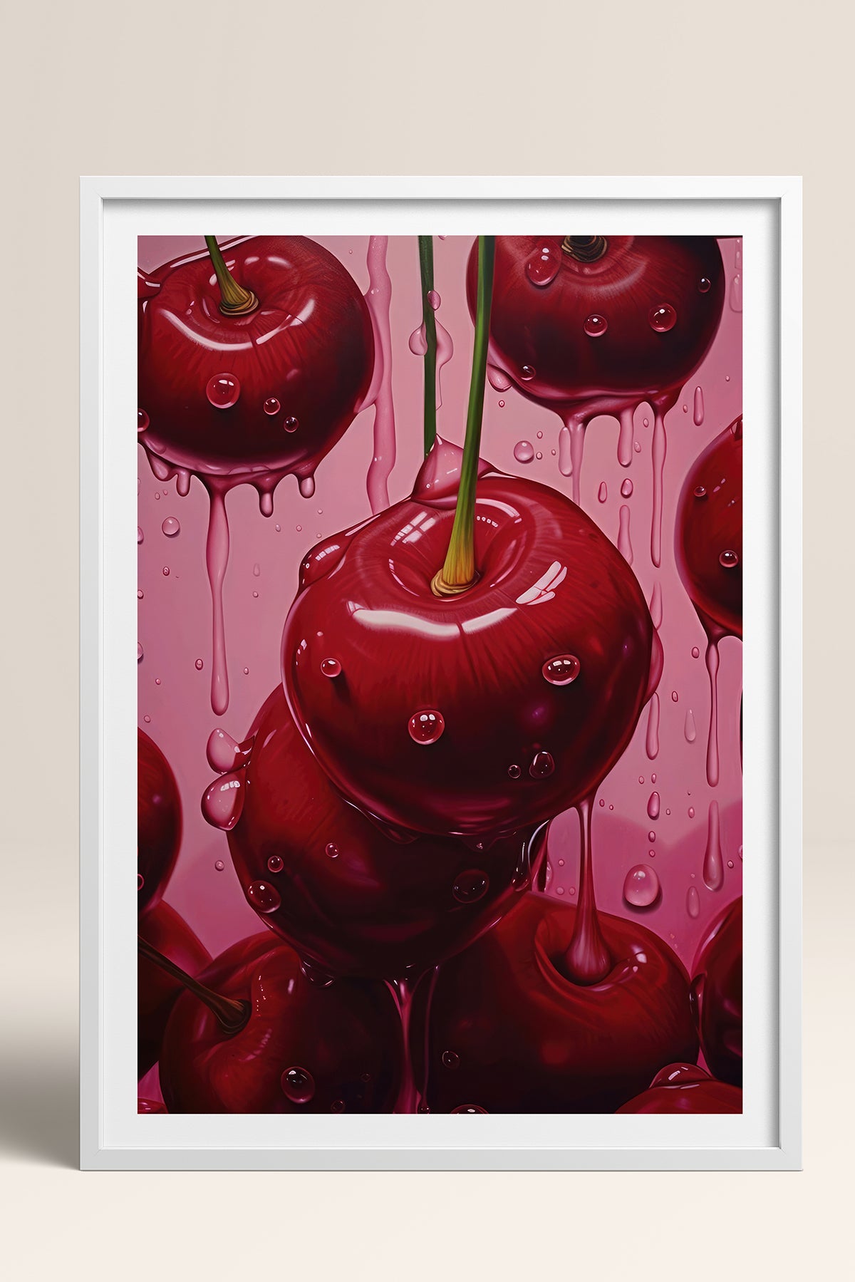 HOMEPACK Ahşap Çerçeveli Tablo Çerçeveli Poster Sanatsal Modern Duvar Dekoru TK-1024