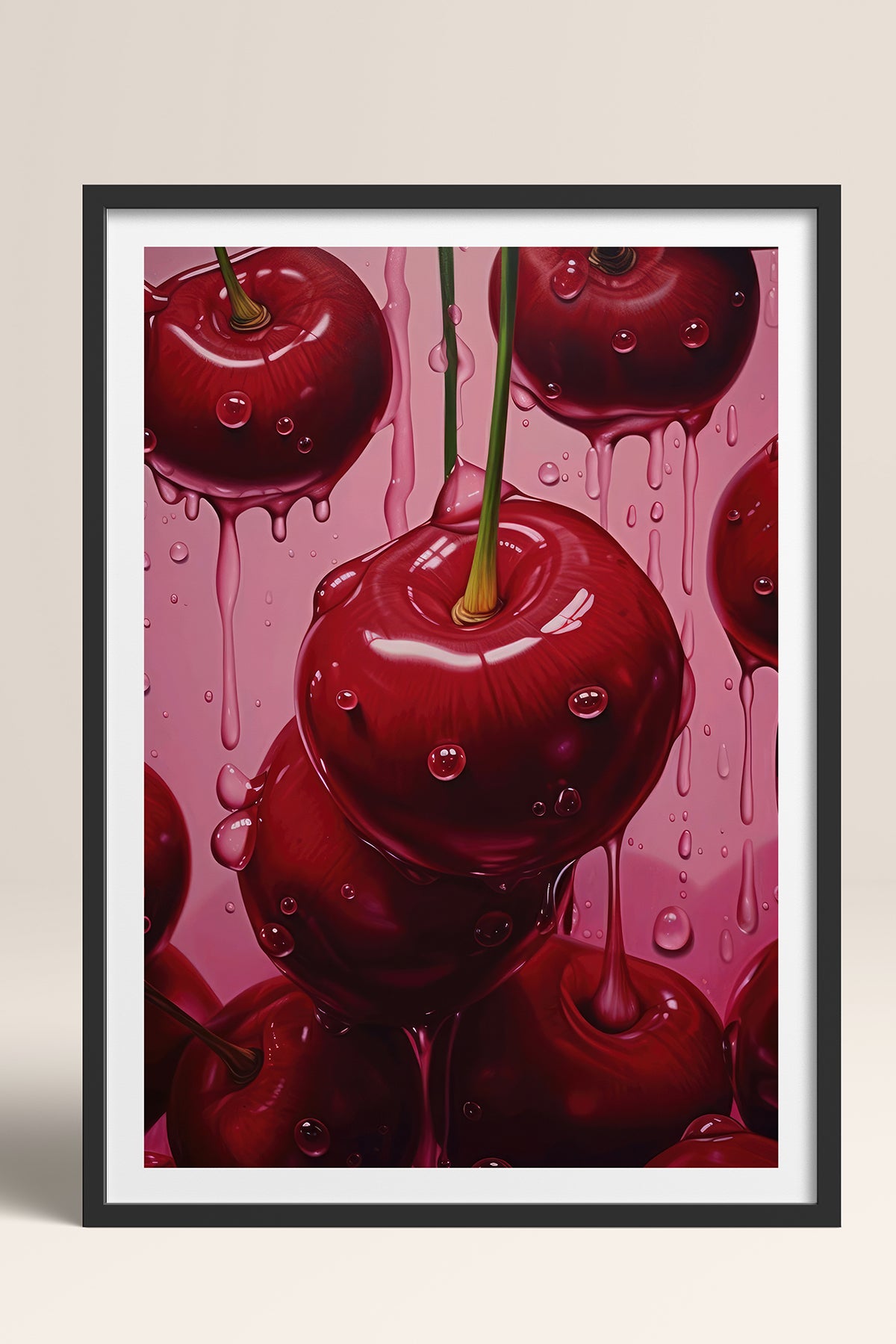 HOMEPACK Ahşap Çerçeveli Tablo Çerçeveli Poster Sanatsal Modern Duvar Dekoru TK-1024