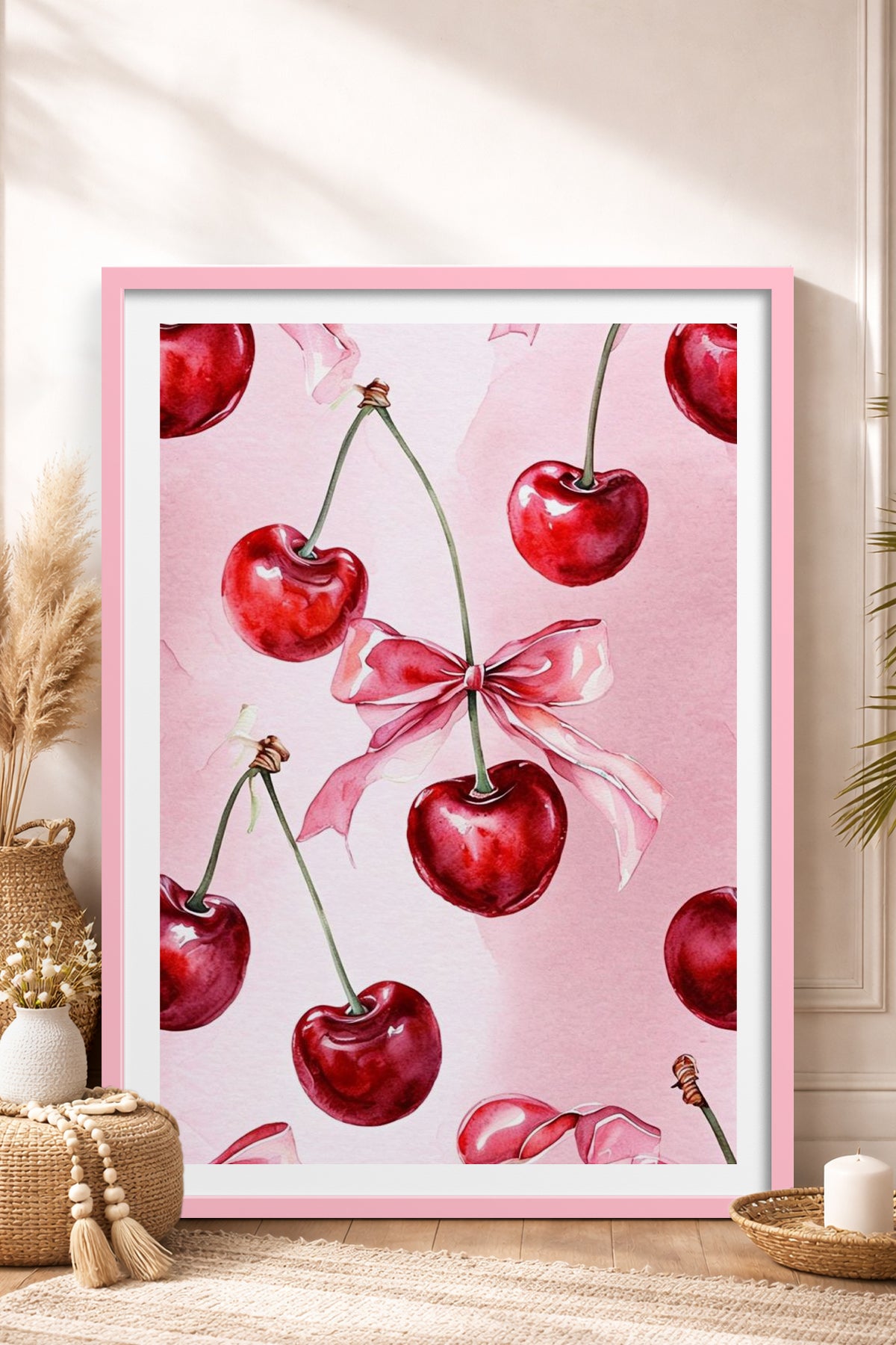 HOMEPACK Ahşap Çerçeveli Tablo Çerçeveli Poster Sanatsal Modern Duvar Dekoru TK-1025