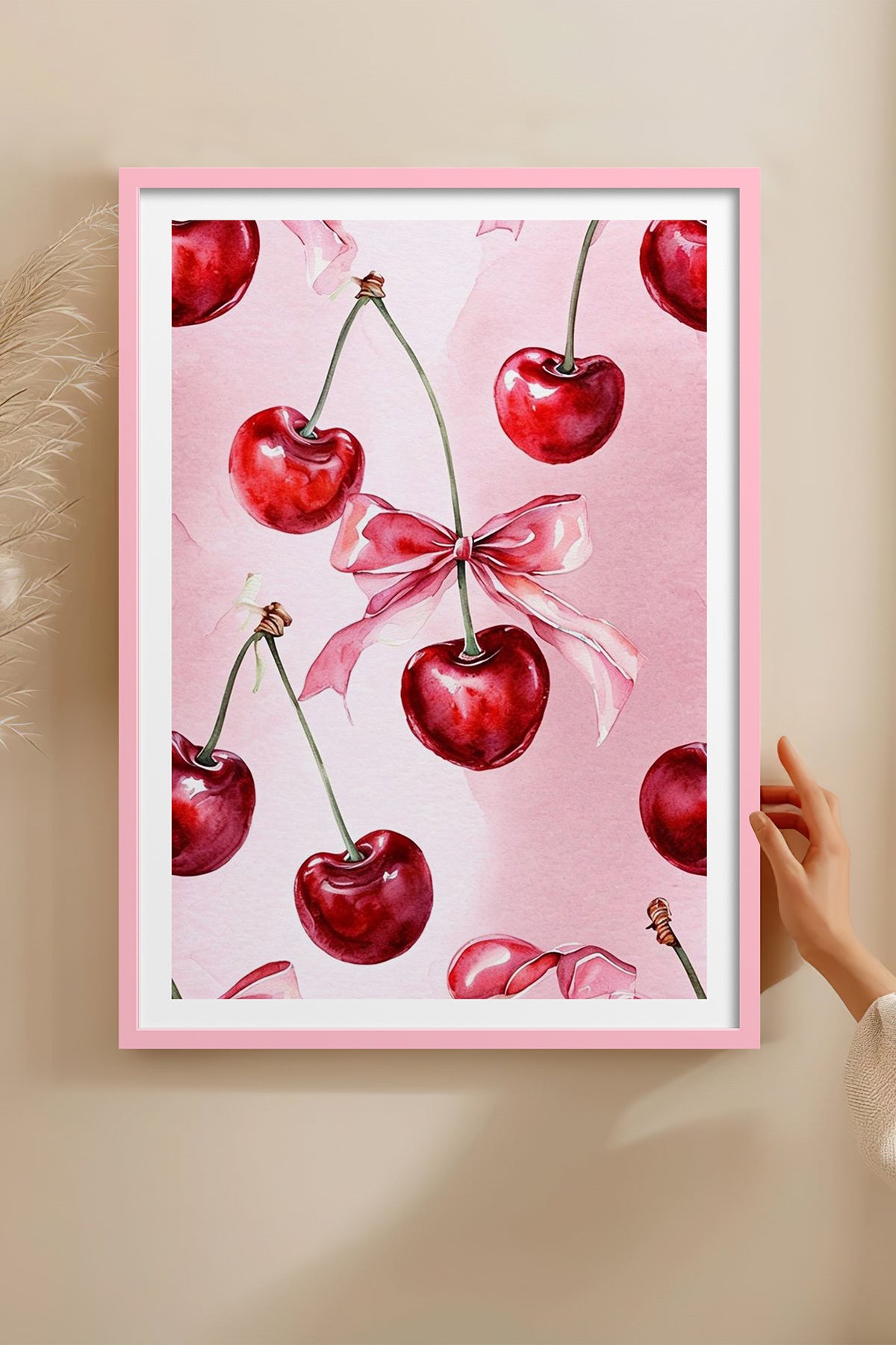 HOMEPACK Ahşap Çerçeveli Tablo Çerçeveli Poster Sanatsal Modern Duvar Dekoru TK-1025