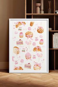 HOMEPACK Ahşap Çerçeveli Tablo Çerçeveli Poster Sanatsal Modern Duvar Dekoru TK-1026