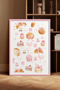 HOMEPACK Ahşap Çerçeveli Tablo Çerçeveli Poster Sanatsal Modern Duvar Dekoru TK-1026