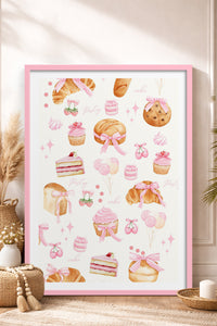 HOMEPACK Ahşap Çerçeveli Tablo Çerçeveli Poster Sanatsal Modern Duvar Dekoru TK-1026