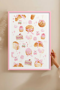 HOMEPACK Ahşap Çerçeveli Tablo Çerçeveli Poster Sanatsal Modern Duvar Dekoru TK-1026