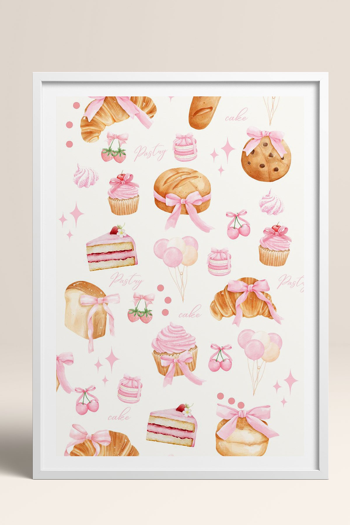 HOMEPACK Ahşap Çerçeveli Tablo Çerçeveli Poster Sanatsal Modern Duvar Dekoru TK-1026